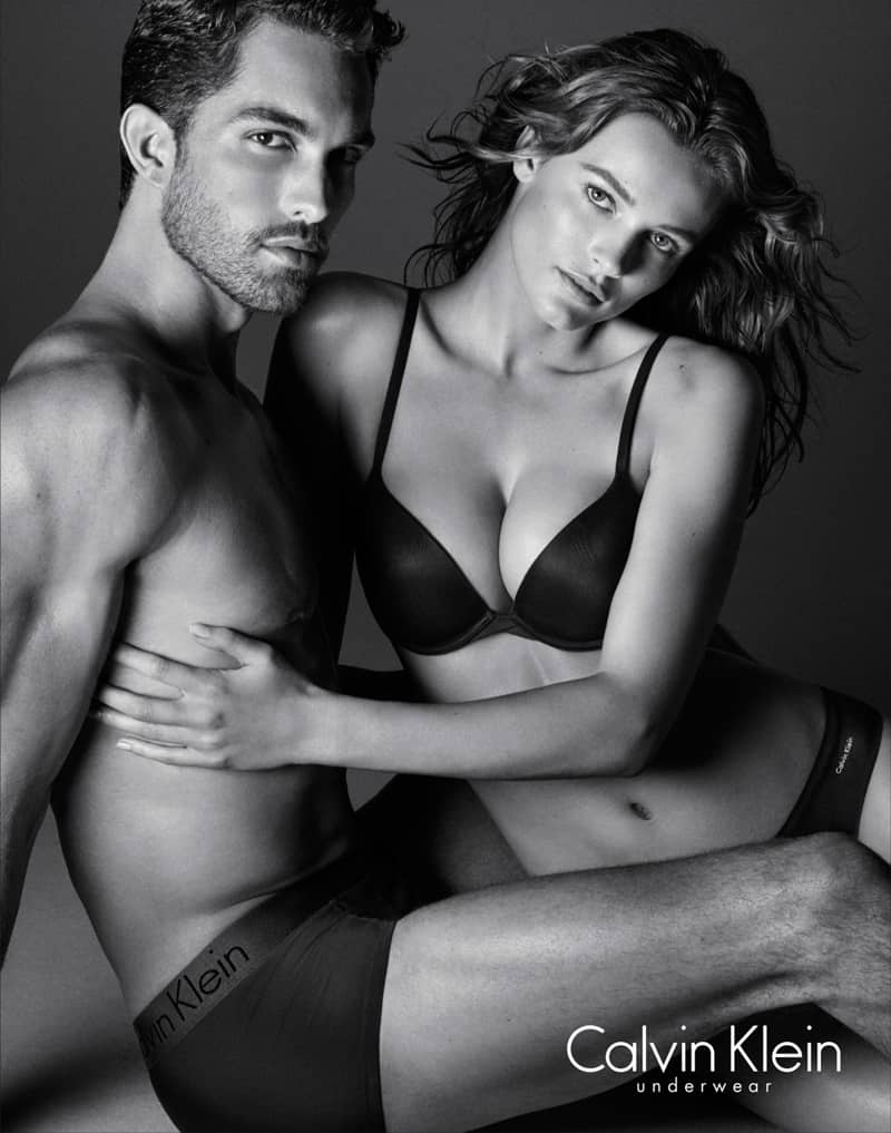 Edita Vilkeviciuteu boku Tobiasa Sorensena i w obiektywie Daniela Jacksona, Kampania reklamowa Calvin Klein Evergreen collection SS 2016