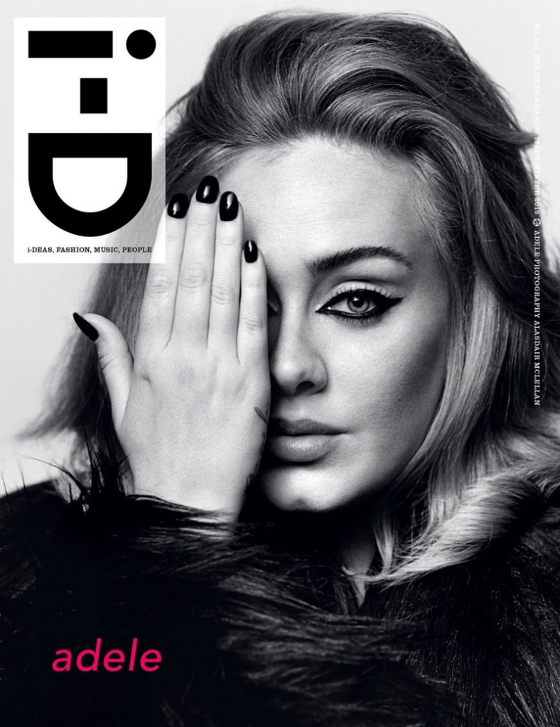 Adele na okładce i-D Magazine Zima 2015