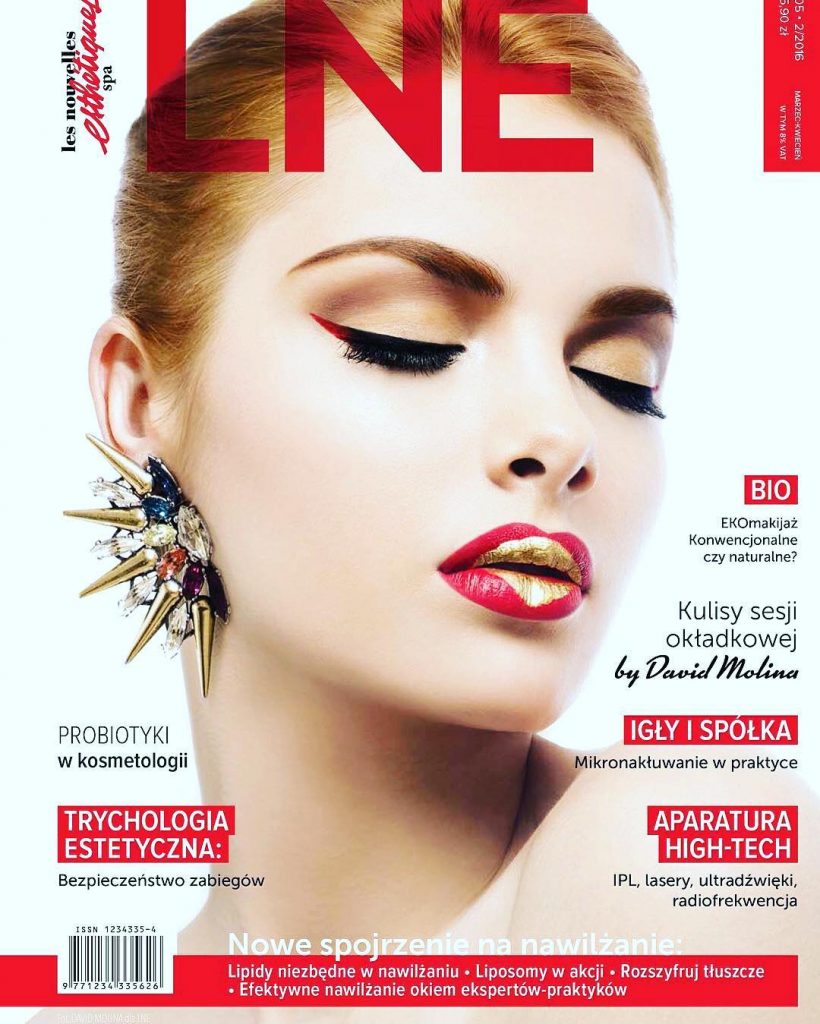 Aleksandra Przybyłą na okładce magazynu LNE #105 marzec-kwiecień 2016